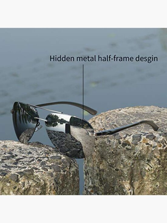 Polarized Aviator Sunglasses for Men Women Driving UV400 Protection